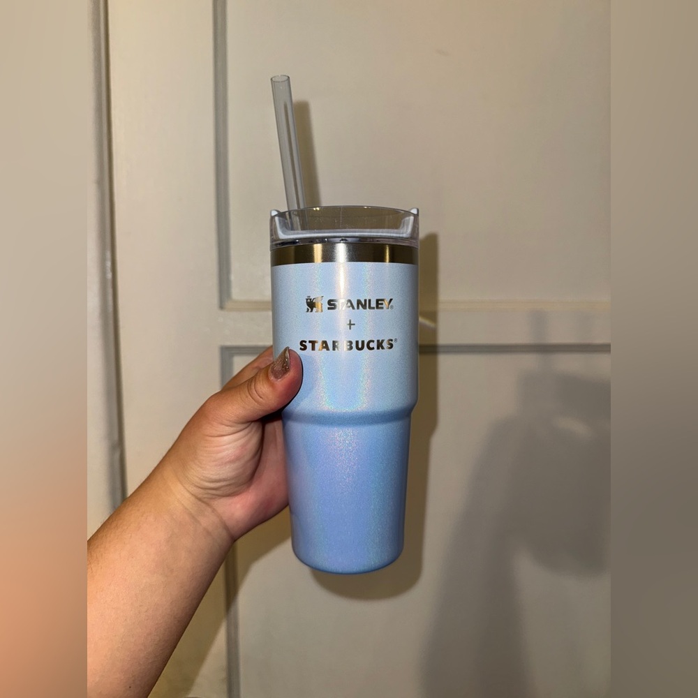 Starbucks Stanley Sakura Season Blue Iridescent Tumbler